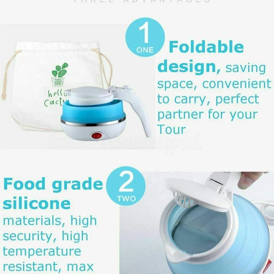 Fast Water Boiling 600 ml Portable Kettle Travel Kettle Foods Boils Quickly