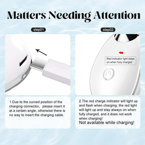 Ems Neck Eye Massage Instrument Vibrator Microcurrents Red Light Therapy Anti Wrinkle