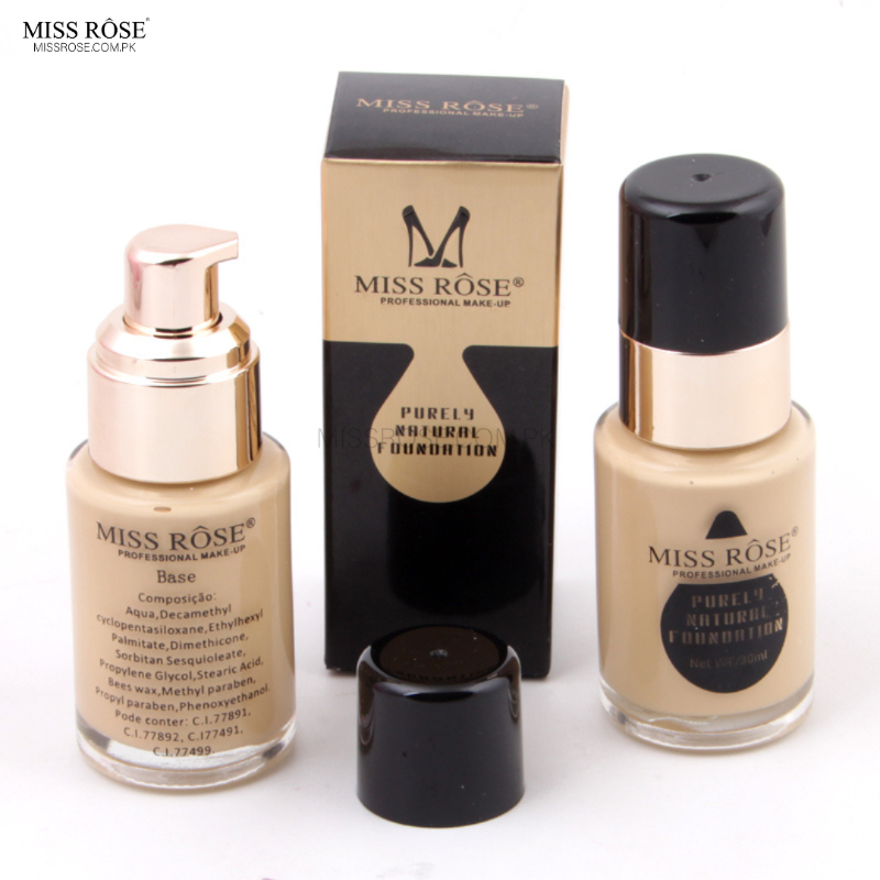 Miss Rose Purely Natural Liquid Foundation