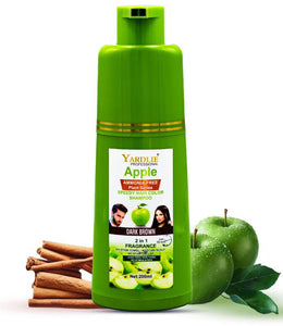 Apple Hair Color Shampoo Natural Black And Brown