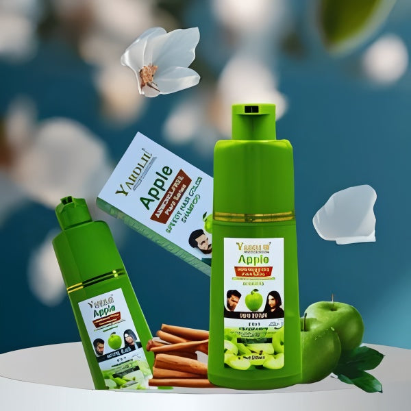 Apple Hair Color Shampoo Natural Black And Brown