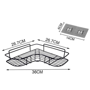 Metal Corner Rack For Bathroom & Kitchen