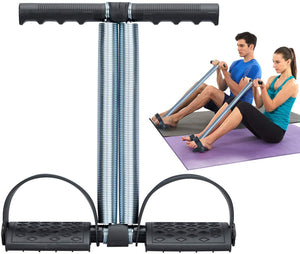 Foot Pedal Resistance Band Elastic Sit-up Pull Rope Yoga Fitness Gym