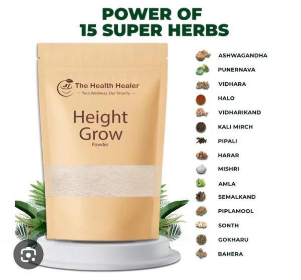 The Health Healer Height Grow Powder – 100% Natural Height Increase Supplement